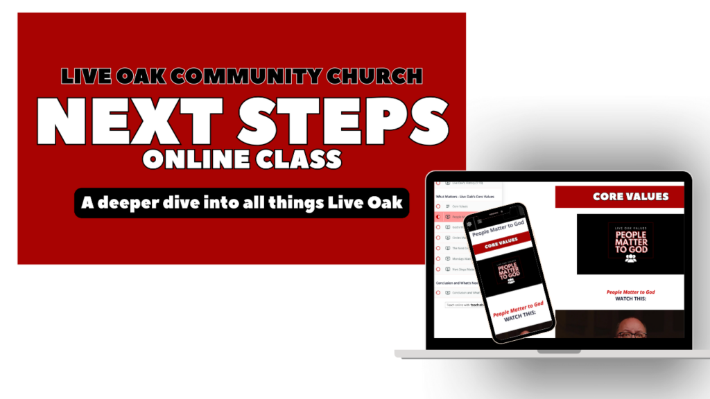 Next Steps Class – ONLINE