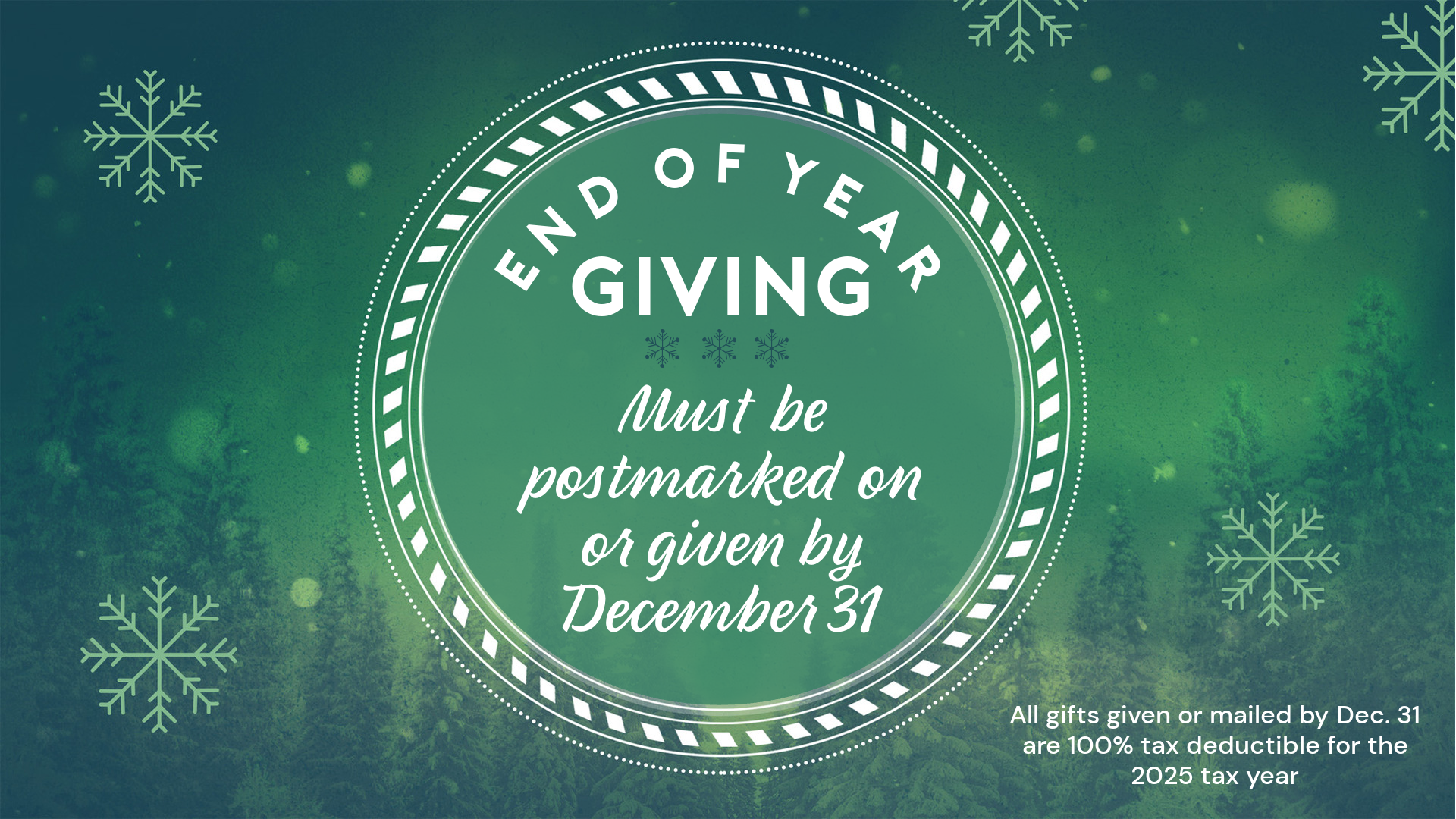 End of Year Giving