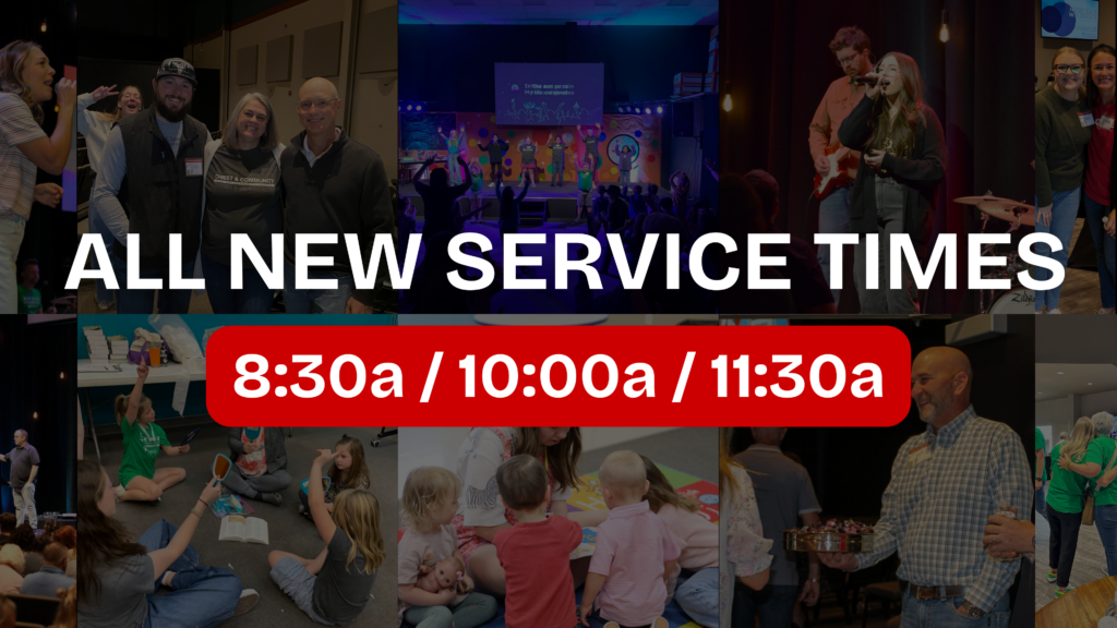 New Service Times!
