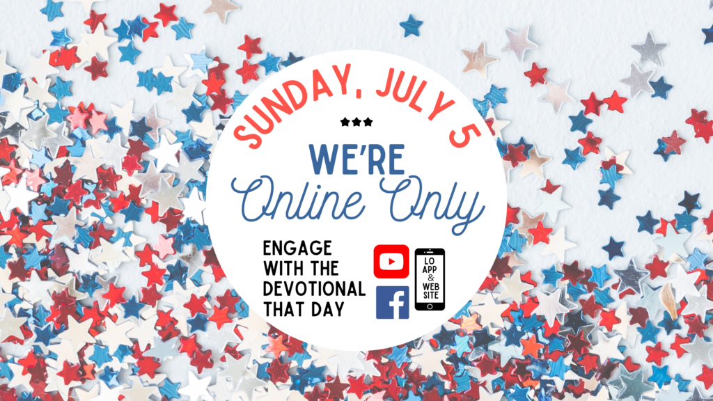 Sunday, July 5 – ONLINE ONLY