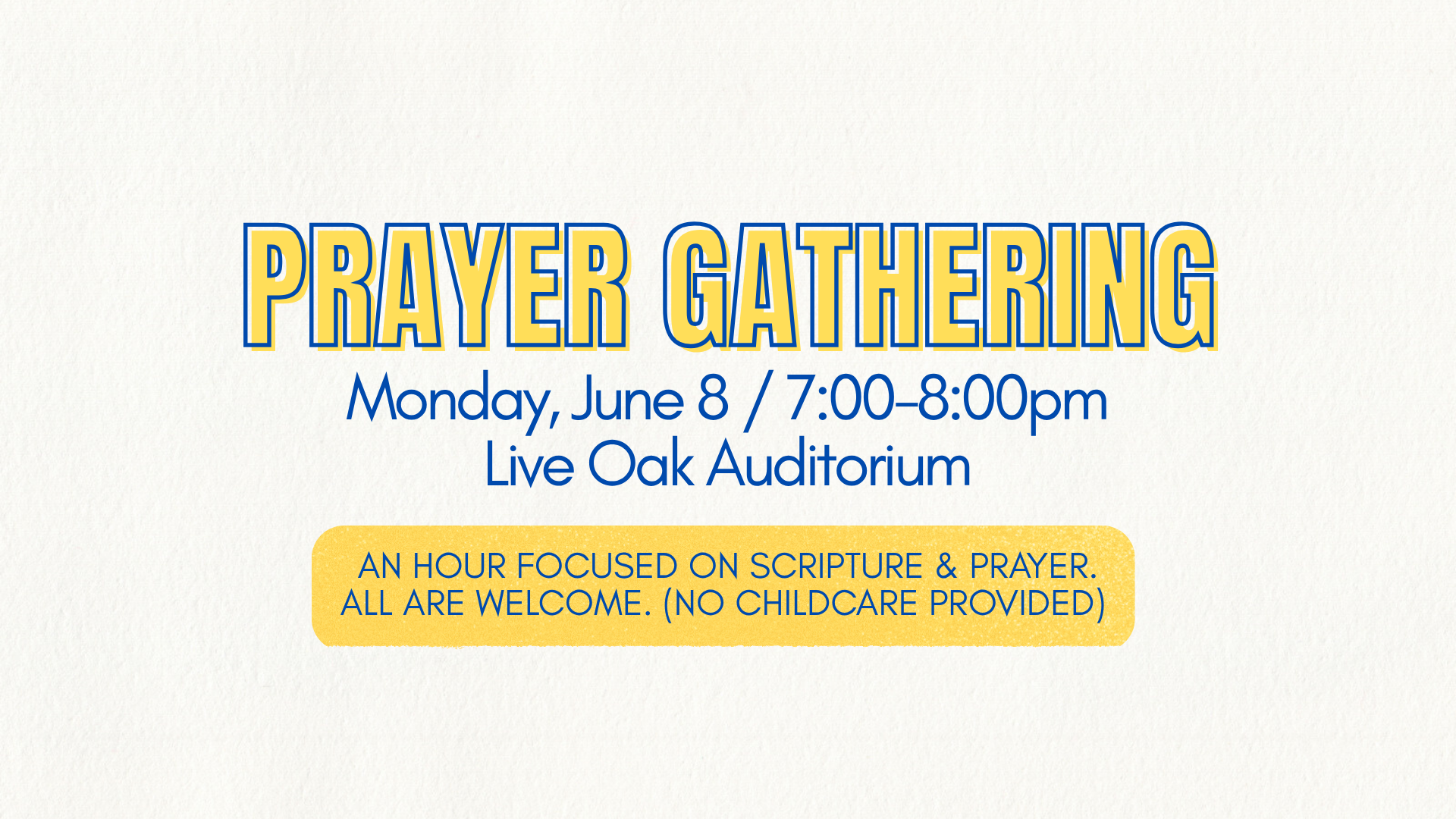 Prayer Gathering