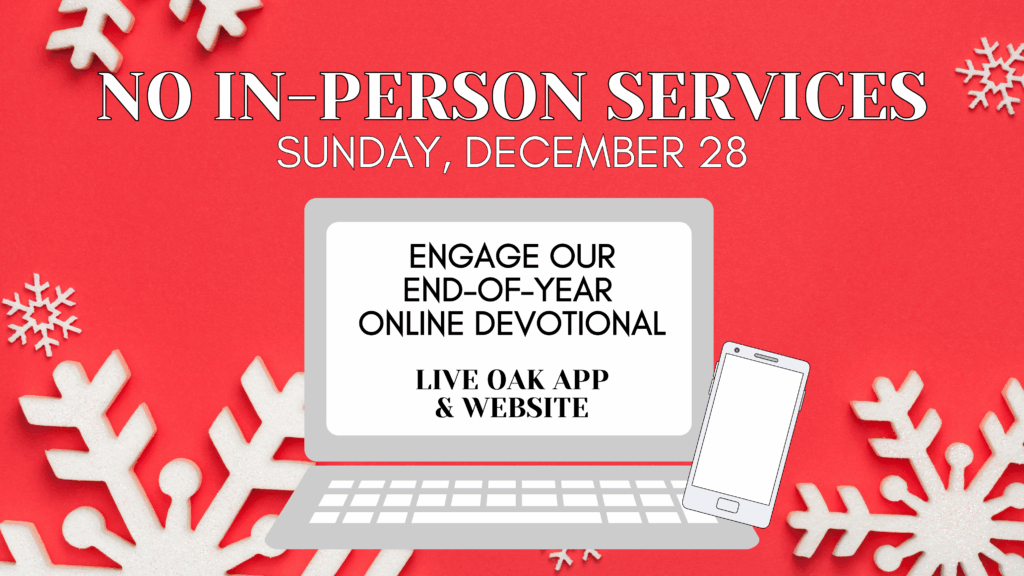 Sunday, December 28 – ONLINE ONLY