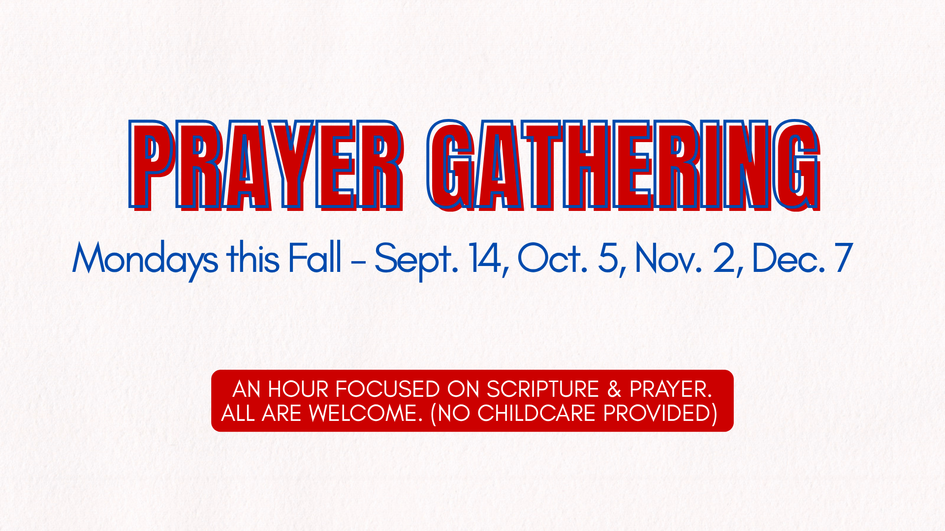 Prayer Gathering